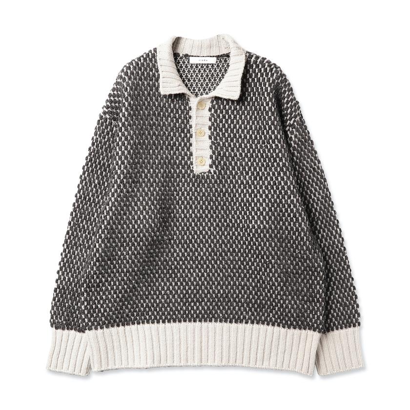 JieDa（ジエダ） / POPCORN SKIPPER KNIT (WHITE) : Proof Of Power