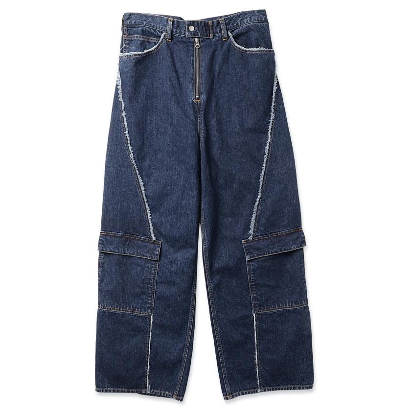 JieDa JieDa(ジエダ) / SWITCHING CARGO DENIM PANTS(INDIGO) : Proof 