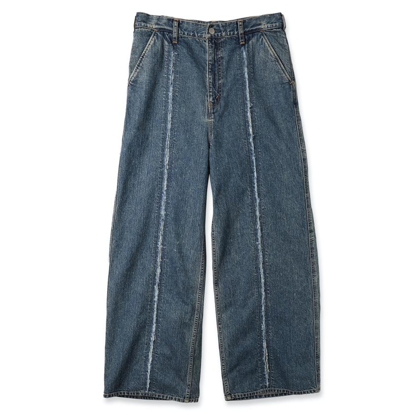 JieDa JieDa(ジエダ) / CUTTING WIDE DENIM (INDIGO) : Proof Of Power  