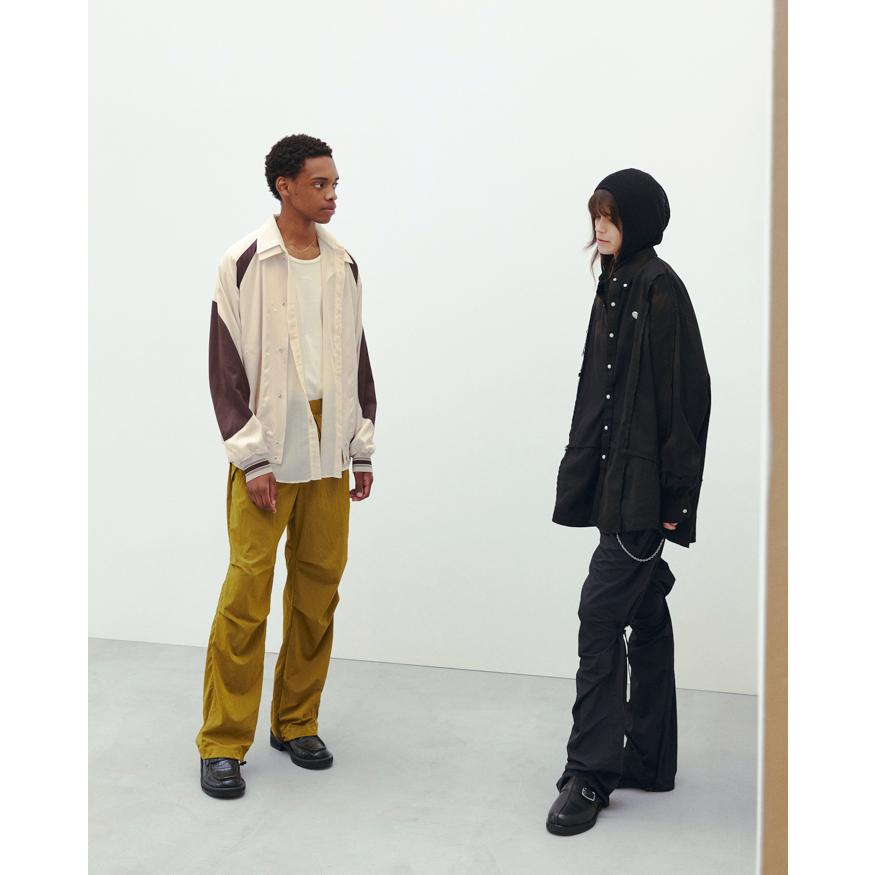 JieDa（ジエダ） / NYLON PARACHUTE PANTS (YELLOW) : Proof Of Power 