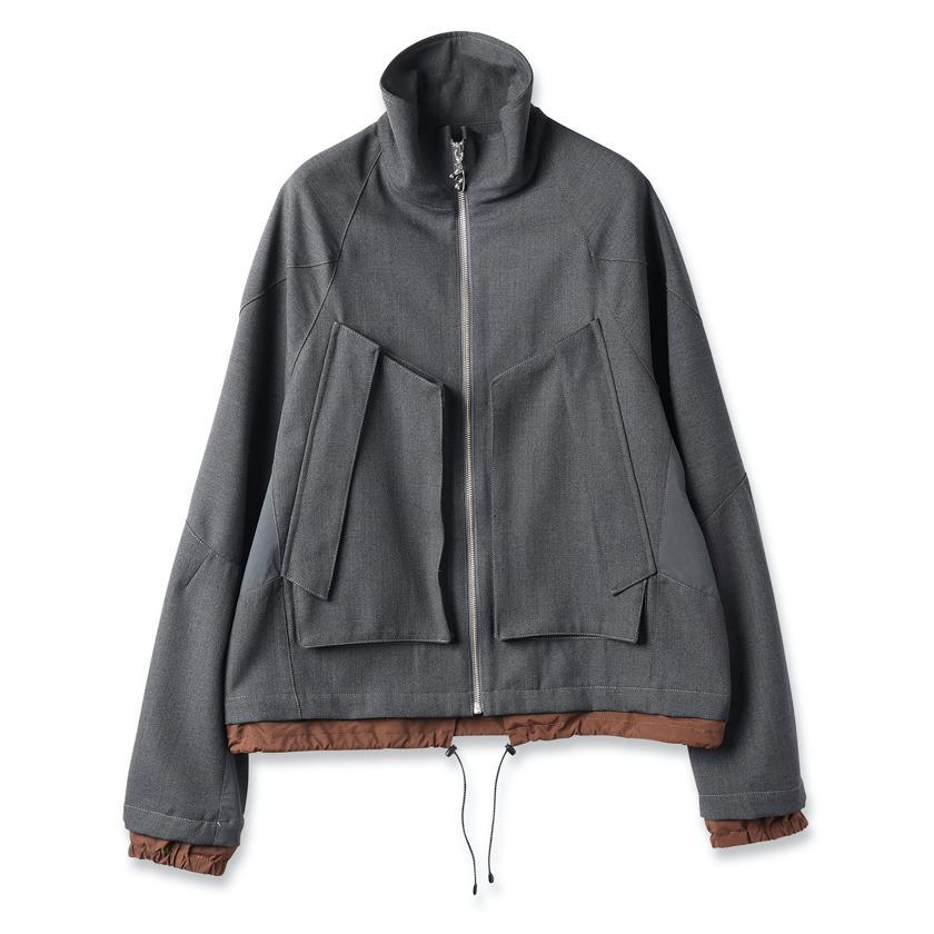 ジエダDRAPING JACKET グレー　ブルゾン JieDa JieDa(ジエダ) / DRAPING JACKET (GRAY) : Proof Of Power