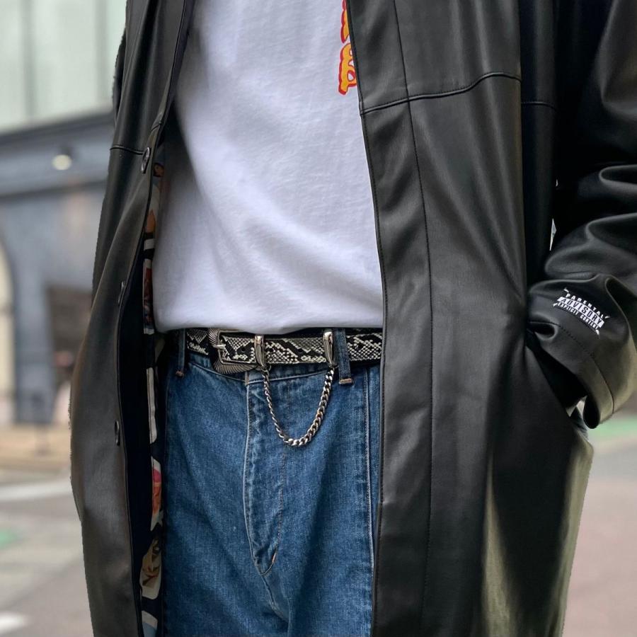 jieda ベルト　パイソン　蛇　柄 JieDa（ジエダ） / SNAKE WEWESTERN BELT (SNAKE) : Proof Of Power