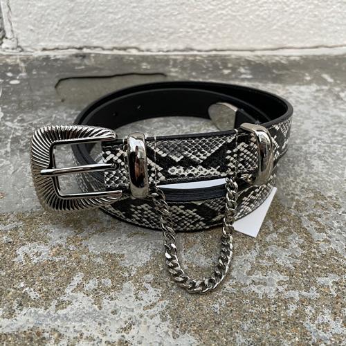 Jieda WESTERN BELT snake ジエダ JieDa JIEDA ジエダ BELT MULE (USED) ベルトミュール レザー