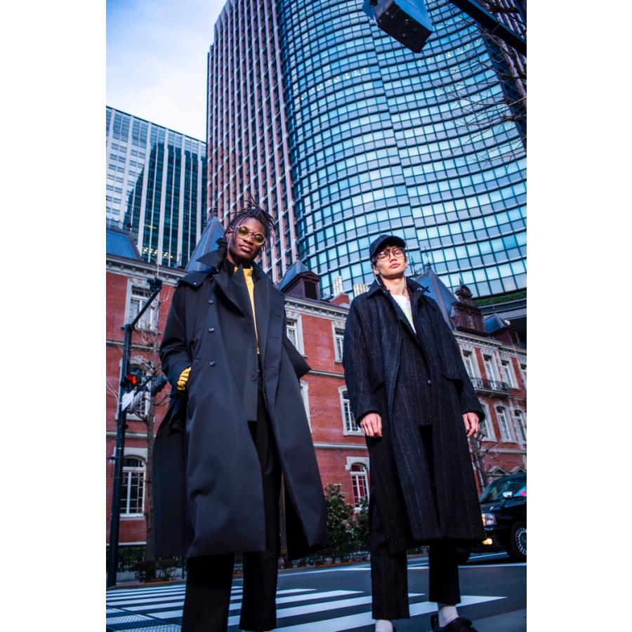 licht bestreben(リヒト ベシュトレーベン) / TRENCH COAT(BLACK  