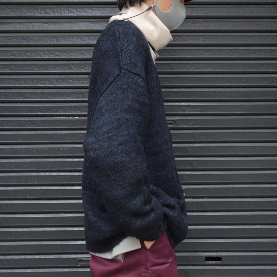 neon sign モヘアカーディガン NEON SIGN SIGN(ネオンサイン) / Ne QUILTED MOHAIR CARDIGAN