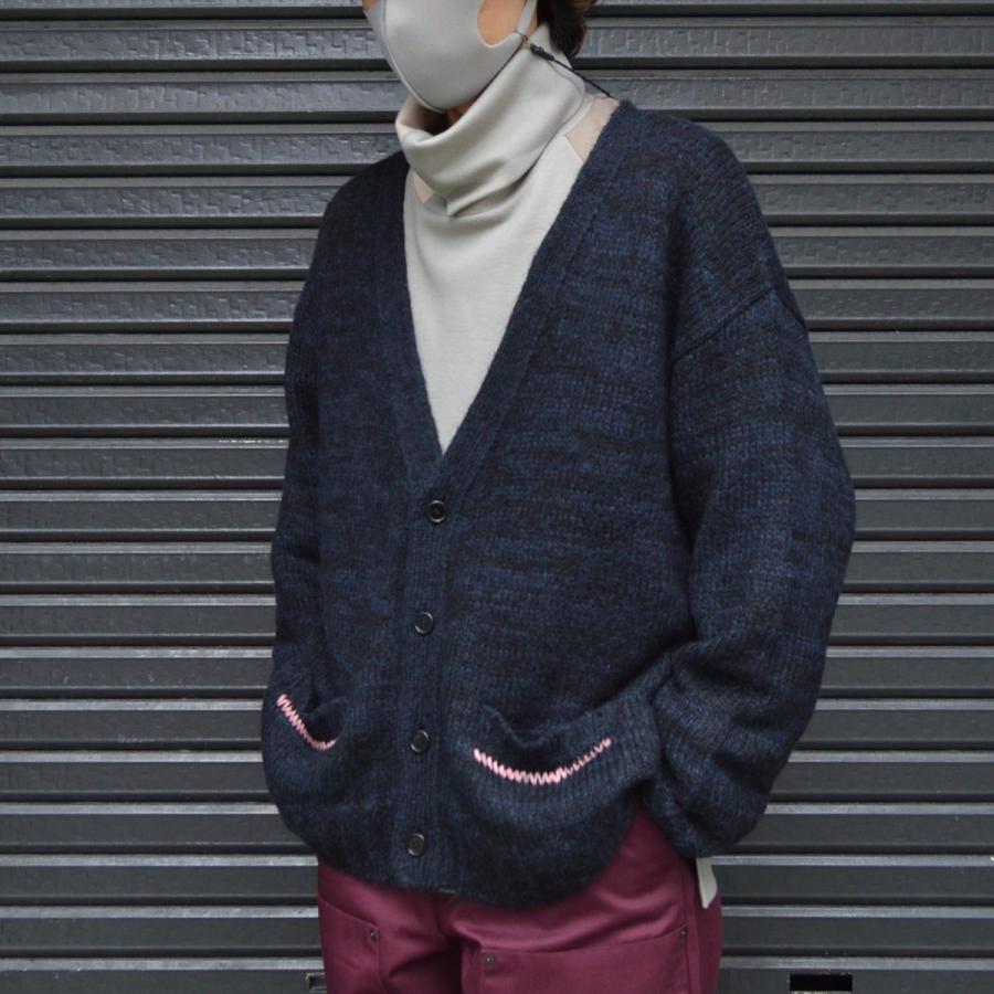NEON SIGN（ネオンサイン） / Ne QUILTED MOHAIR CARDIGAN (MIDNIGHT 
