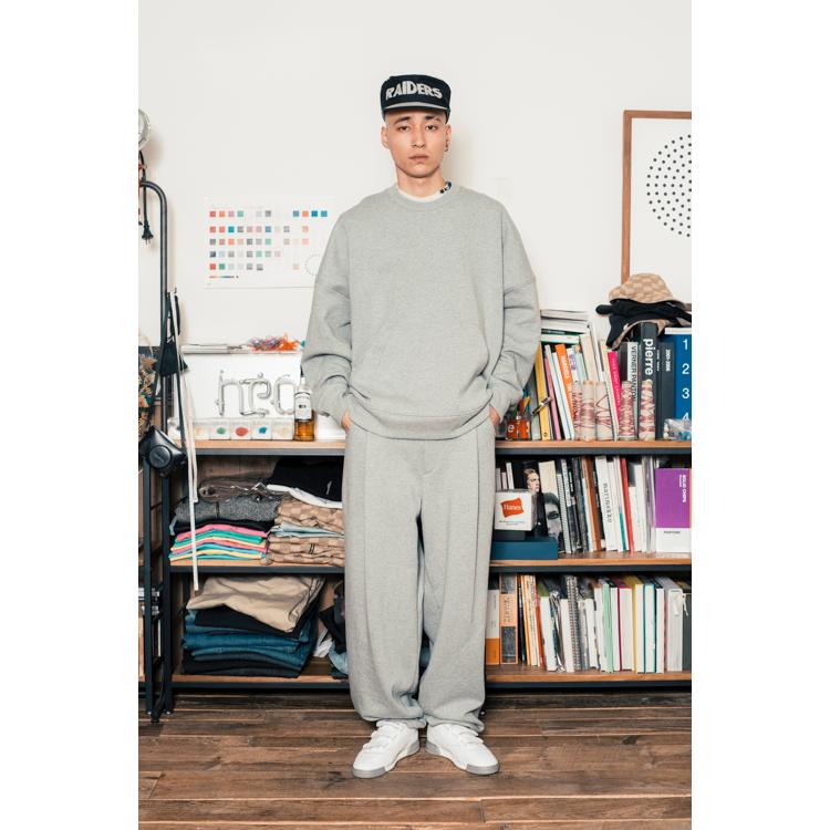 NEON SIGN(ネオンサイン) / WIDE ROOM SLACKS (FEATHER GRAY) n1623gryProof Of