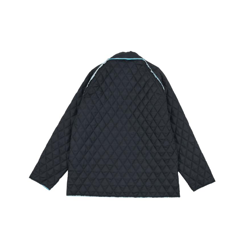 NEON SIGN（ネオンサイン） / Inside Out Quilting Jacket(BLACK×BLUE