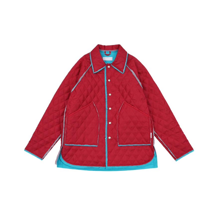 NEON SIGN（ネオンサイン） / Inside Out Quilting Jacket(RED×BLUE