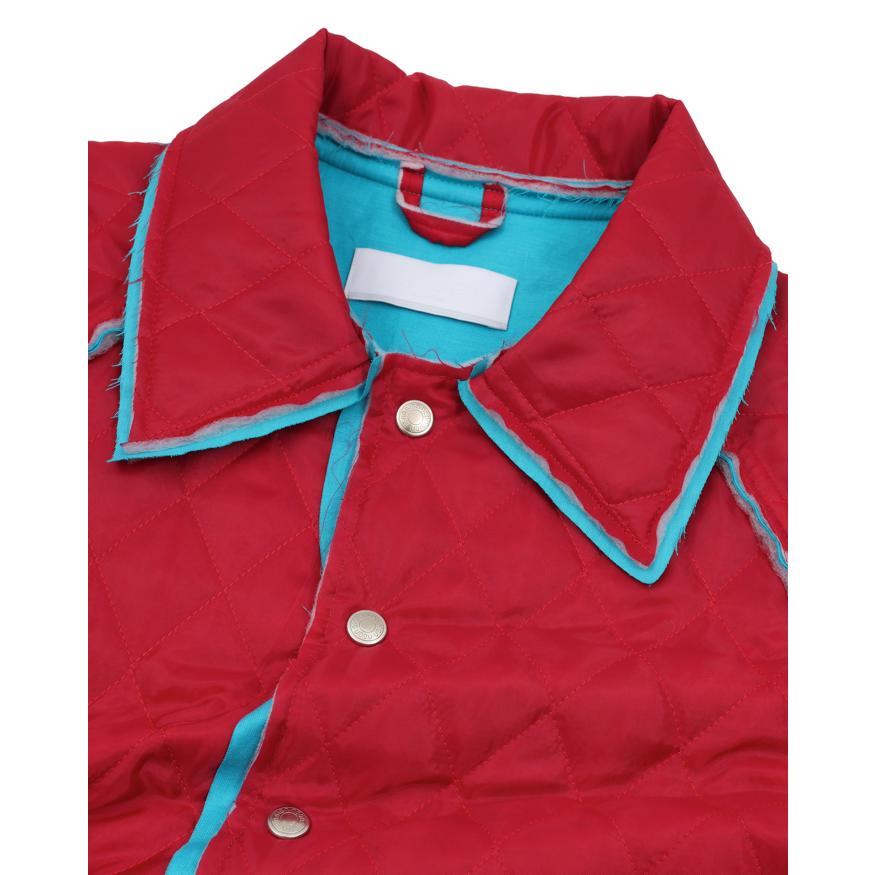 NEON SIGN（ネオンサイン） / Inside Out Quilting Jacket(RED×BLUE