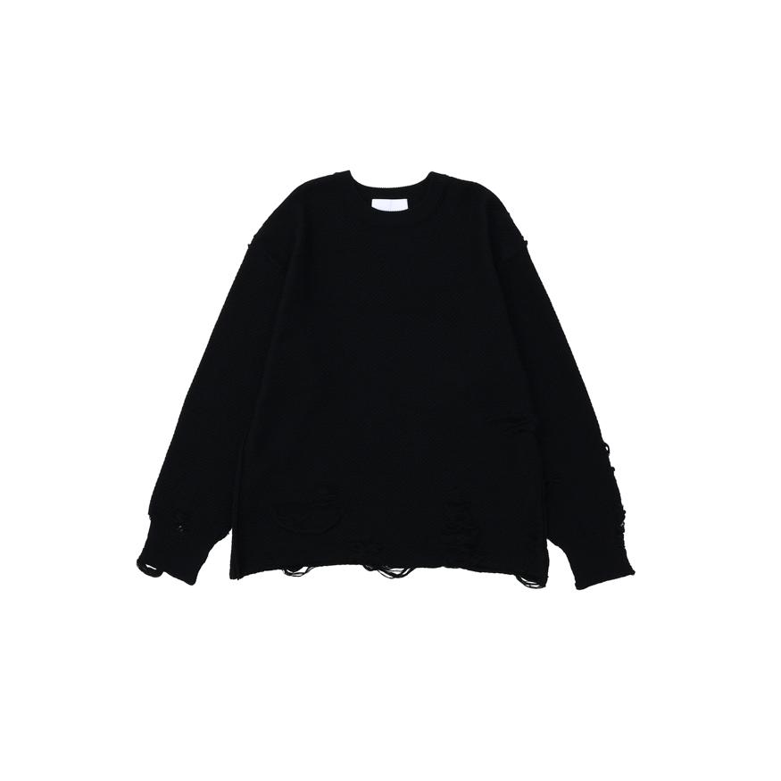 NEON SIGN（ネオンサイン） / Glitch Knit (BLACK) : Proof Of Power 