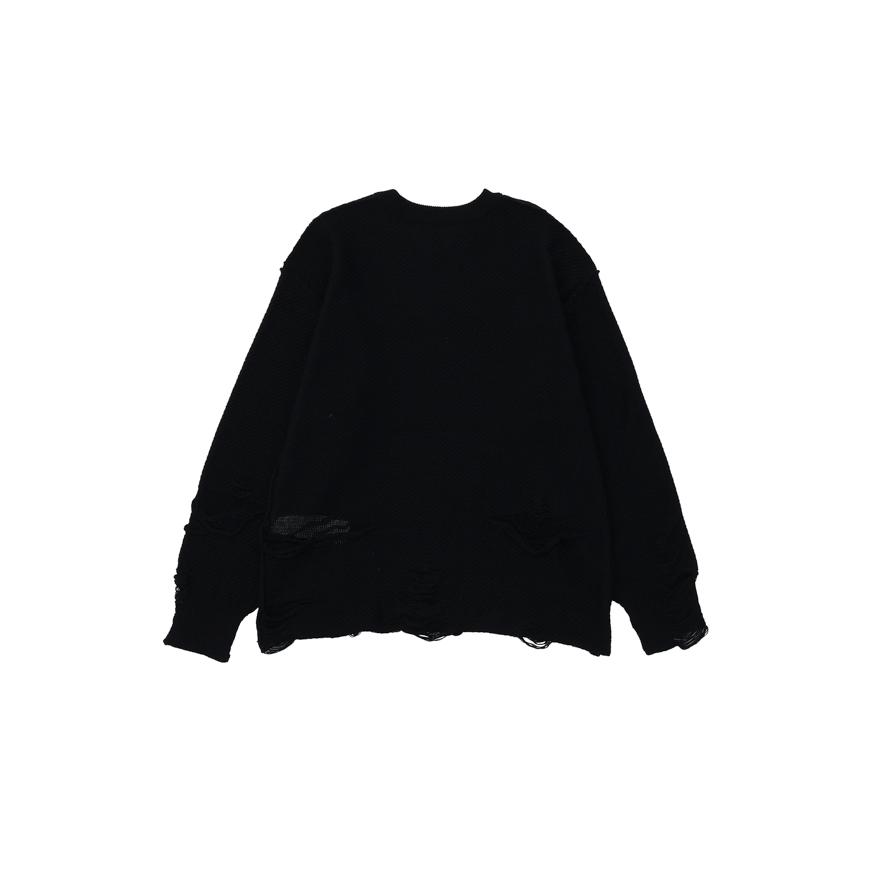 NEON SIGN SIGN(ネオンサイン) / Glitch Knit (BLACK) : Proof