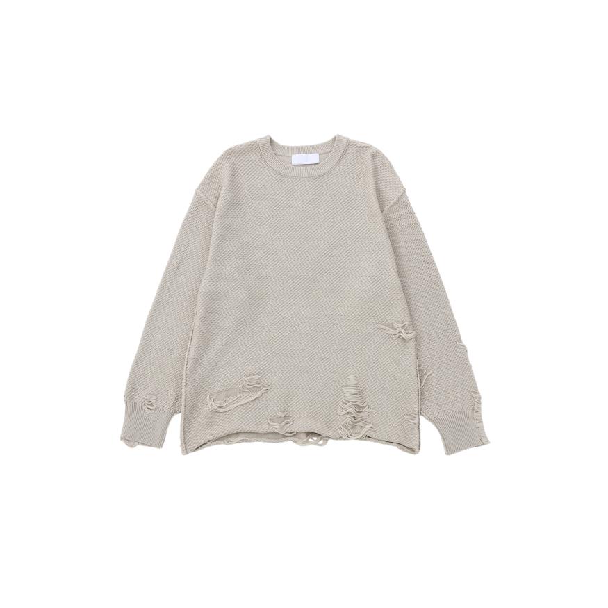 NEON SIGN（ネオンサイン） / Glitch Knit (S.GRAY) : Proof Of Power 