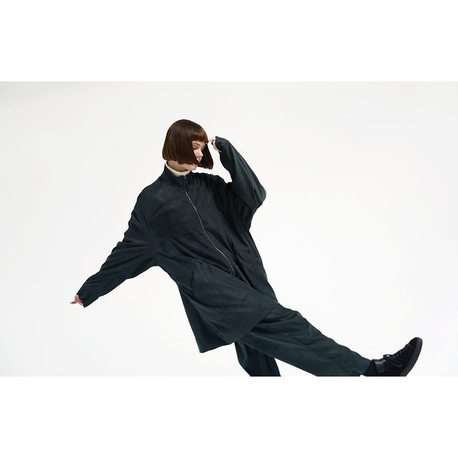 neverlamp(ネバーランプ) / SUEDE TRACK BLOUSON (GREEN
