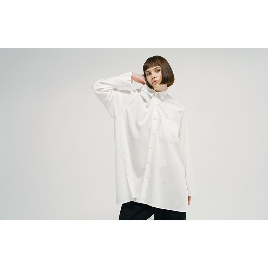 neverlamp(ネバーランプ) / oversize shirt (WHITE) : nl-20aw-s01-wht 