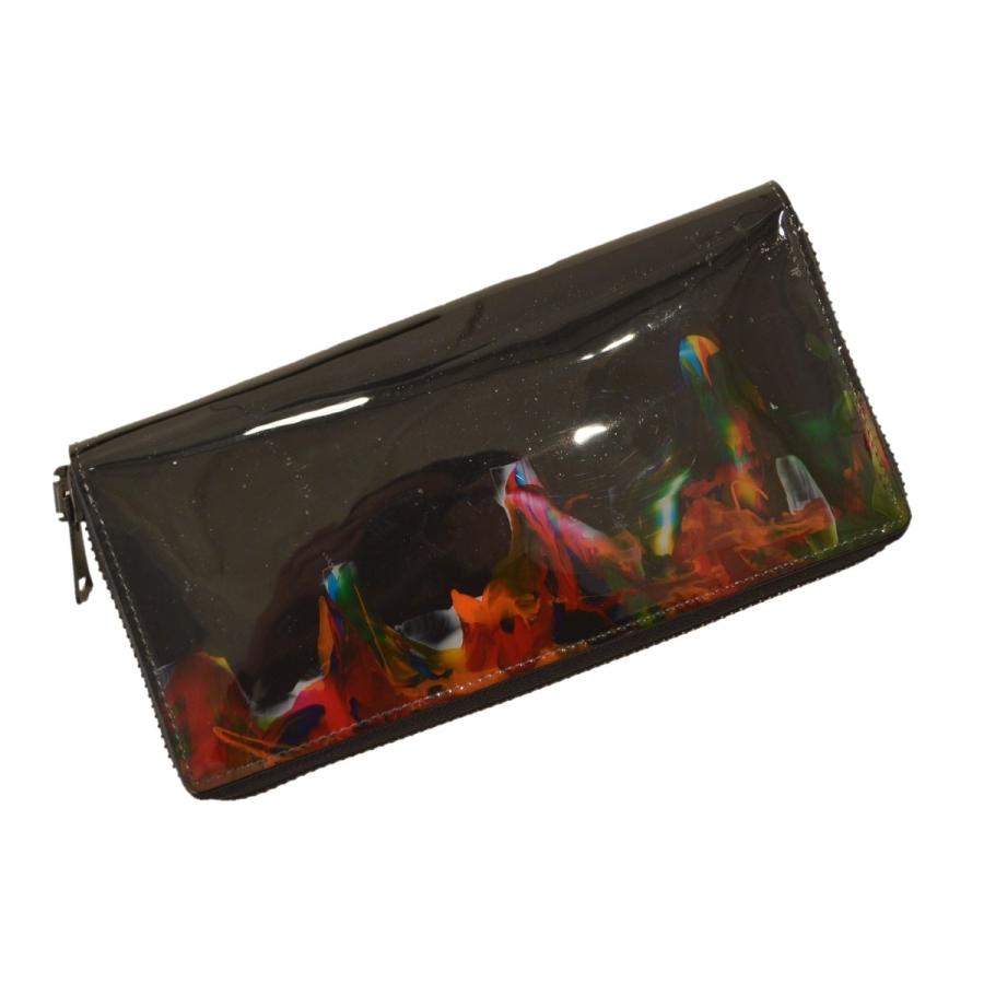 macromauro（マクロマウロ） / paint black wallet jumbo (長財布 