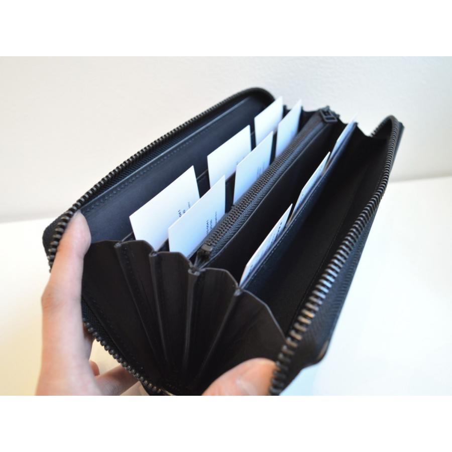 マクロマウロ  長財布 ジャンボ macromauro（マクロマウロ） / paint black wallet jumbo (長財布