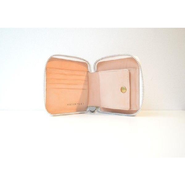 macromauro(マクロマウロ) / paint wallet (2つ折り財布/BLACK