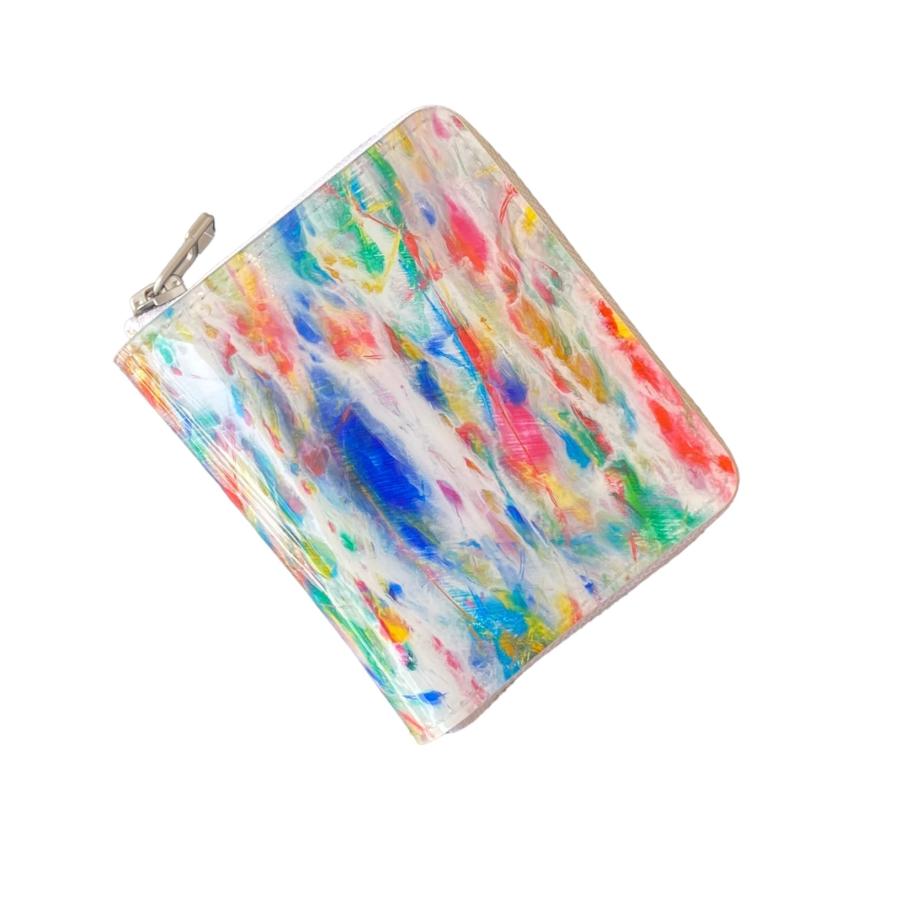 macromauro(マクロマウロ) / paint wallet O(2つ折り財布/WHITE