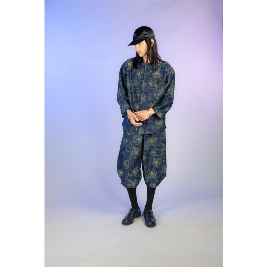 TUITACI(ツイタチ) / RASCHEL MESH BASEBALL BAGGY (NAVY) : Proof Of 