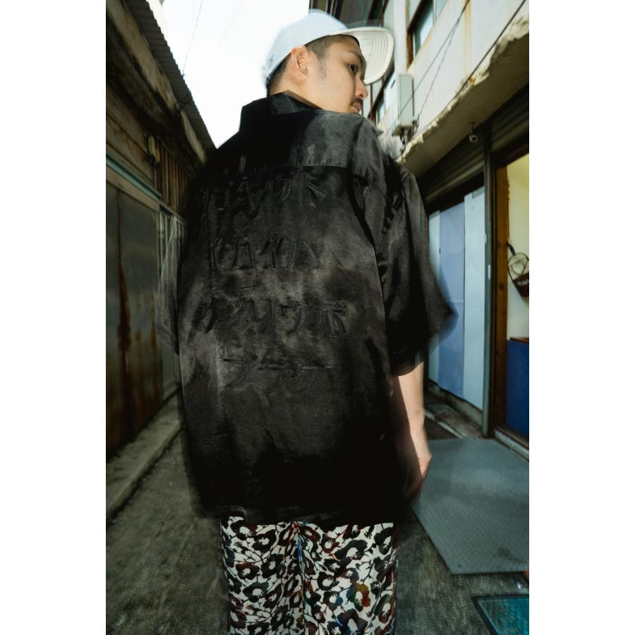 ツイタチ　TUITACI TUITACI(ツイタチ) / VINTAGE SATIN BOWLING SHIRTS (BLACK) : Proof