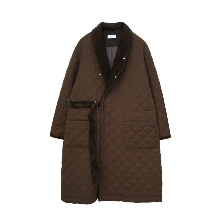 TAUPE / キルティングラウンジラップコート/3/--/BEG/TPM21303002 TAUPE（トープ） キルティングラウンジラップコート(BROWN) : Proof Of