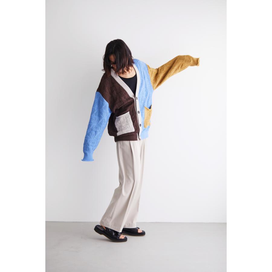 TAUPE / コロシェットルーズカーディガン/3/コットン/マルチカラー/無地/tpm22107002 TAUPE TAUPE(トープ) / コロシェットルーズカーディガン(MULTI