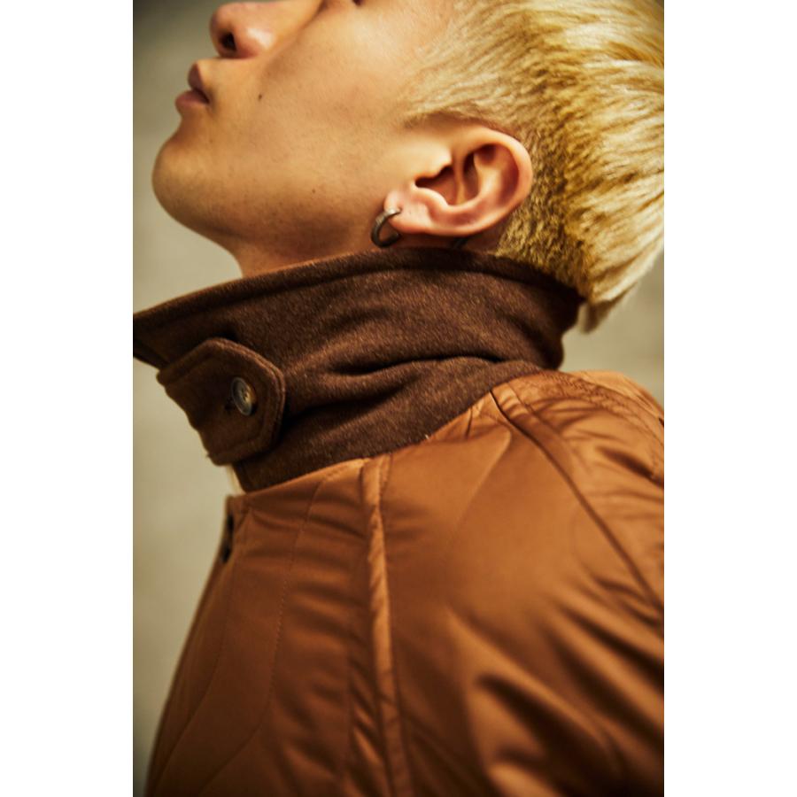 TAUPE TAUPE(トープ) / ウェーブキルトオフセットステンコート (CAMEL