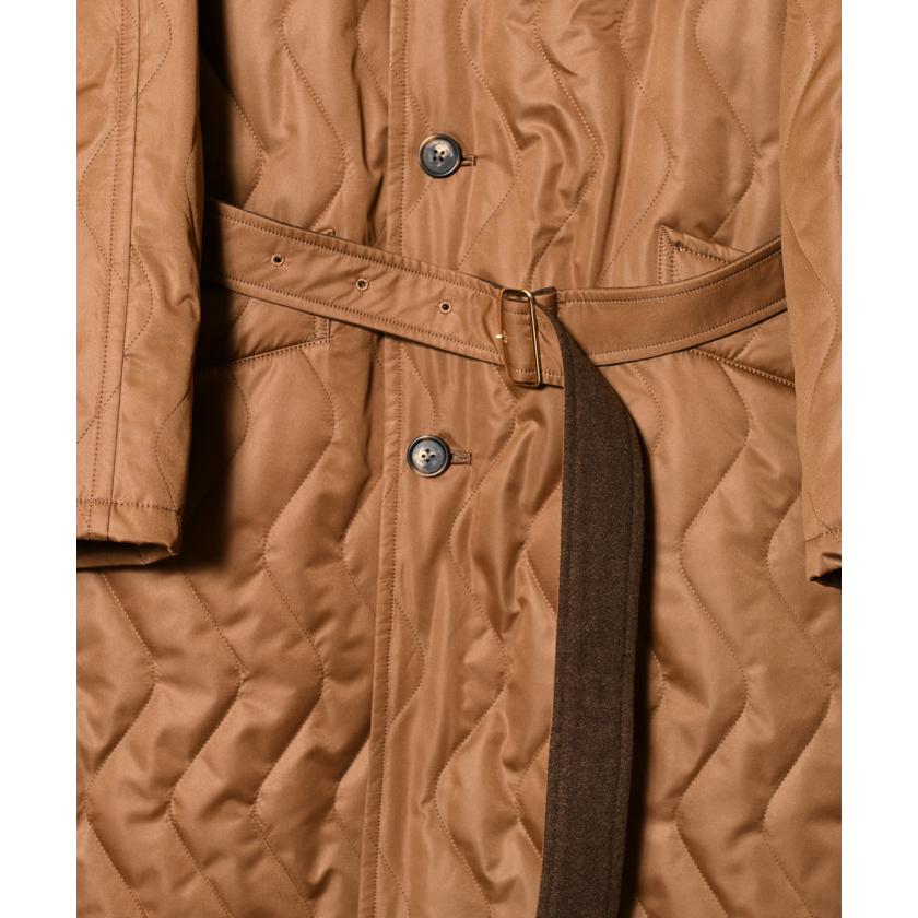 TAUPE（トープ） / ウェーブキルトオフセットステンコート (CAMEL