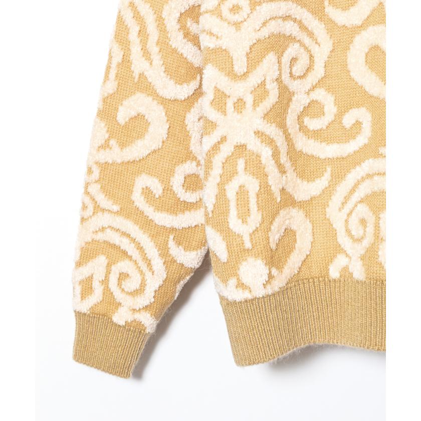 TAUPE TAUPE(トープ) / バロックモチーフモヘアニット (BEIGE) : Proof