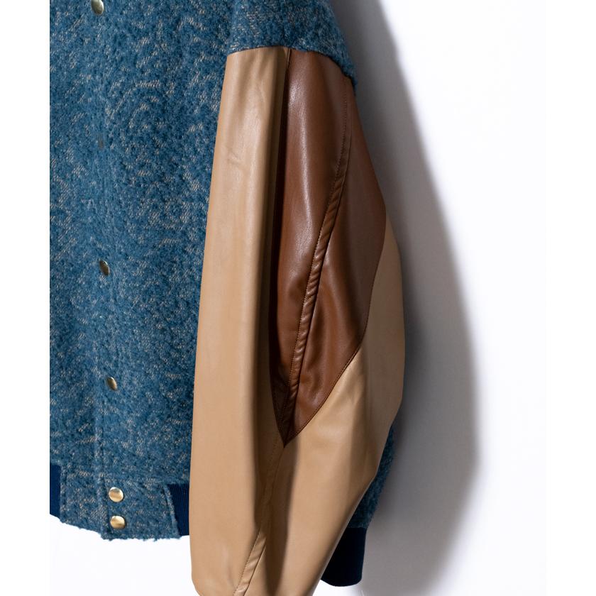 TAUPE TAUPE(トープ) / TWEED JQ STADIUM JACKET (BLUE) : Proof