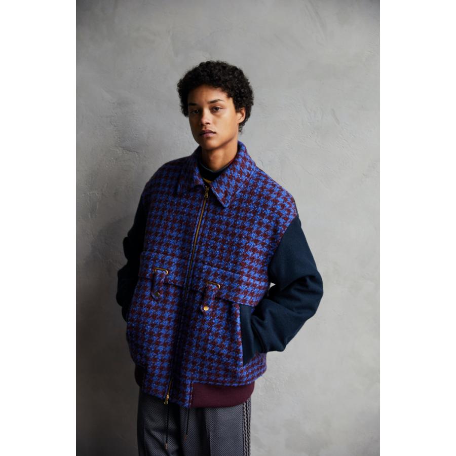 TAUPE/トープ/Diamond Pattern Bomber Jacket TAUPE/トープ/Diamond Pattern Bomber Jacket