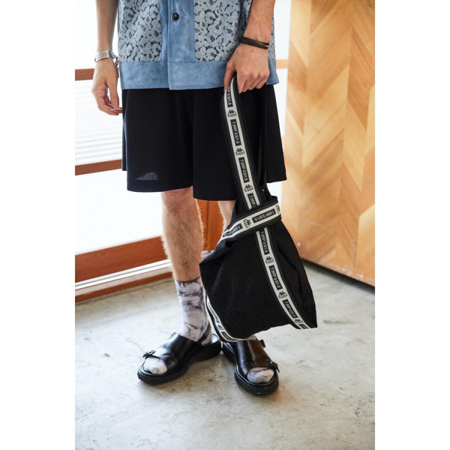 TAUPE（トープ） /KAPPA EX FLOWER RIPPLE BAG (BLACK) : Proof Of