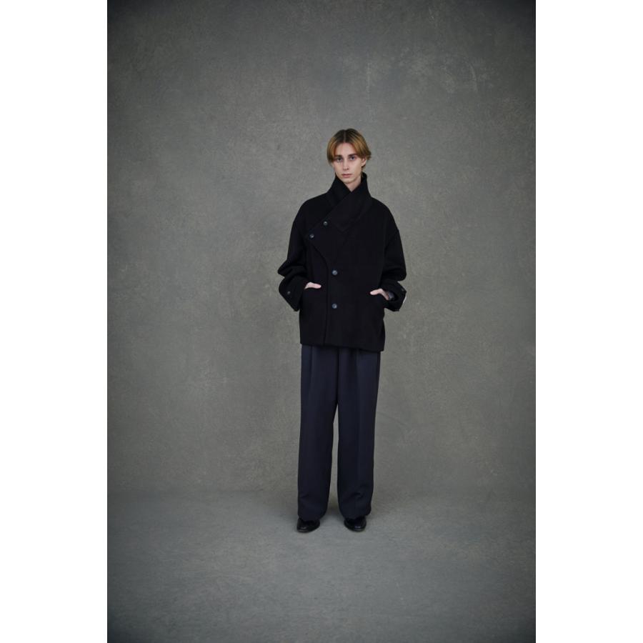 TAUPE（トープ） / NEEDLE SHORT LOUNGE JACKET(BLACK) : Proof