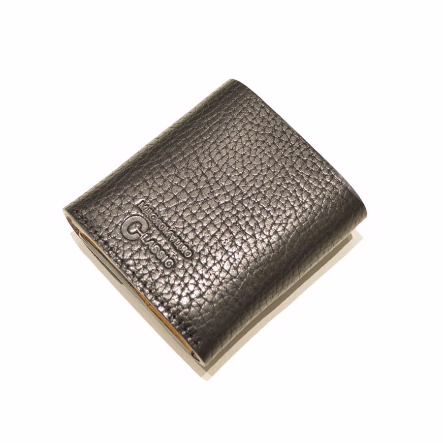 macromauro（マクロマウロ） / WORDING WALLET (BLACK : 2つ折り財布
