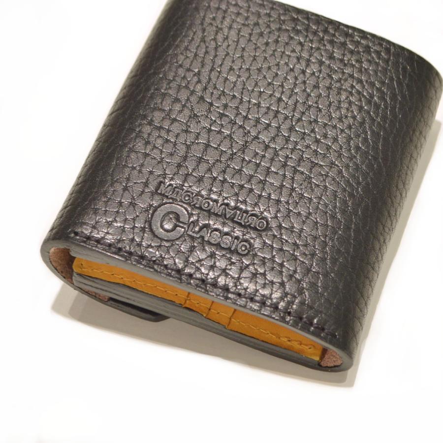 折り財布 Macromauro Wording Wallet (BLACK) macromauro（マクロマウロ） / WORDING WALLET (BLACK : 2つ折り財布
