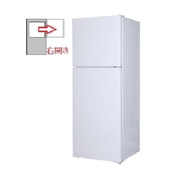 送料別】maxzen(マクスゼン）:JR138ML01WH [ホワイト] 【右開き】138L 