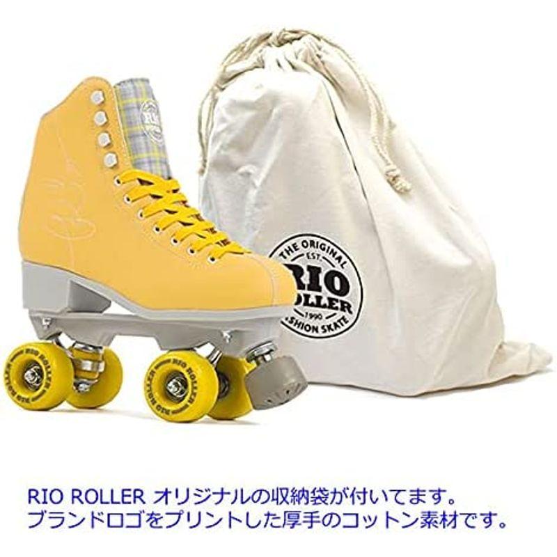 珍しいRIO ROLLER(リオローラー) クワッドスケート ローラースケート 285 SIGNATURE RIO280 Yellow 23cm(  インラインスケート