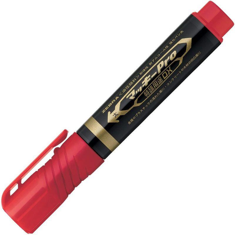 内祝い】【内祝い】ゼブラ 油性ペン マッキープロ 特殊用途DX 赤 10本