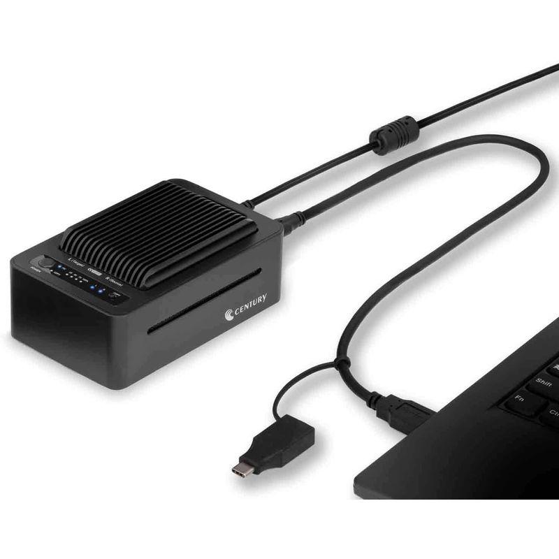 ブランド センチュリー M.2 NVMe SSDクローン機能搭載USB3.2 Gen2 クレードル CRCBM2NV2U32CP_FP 【E2333325752】(13541円)