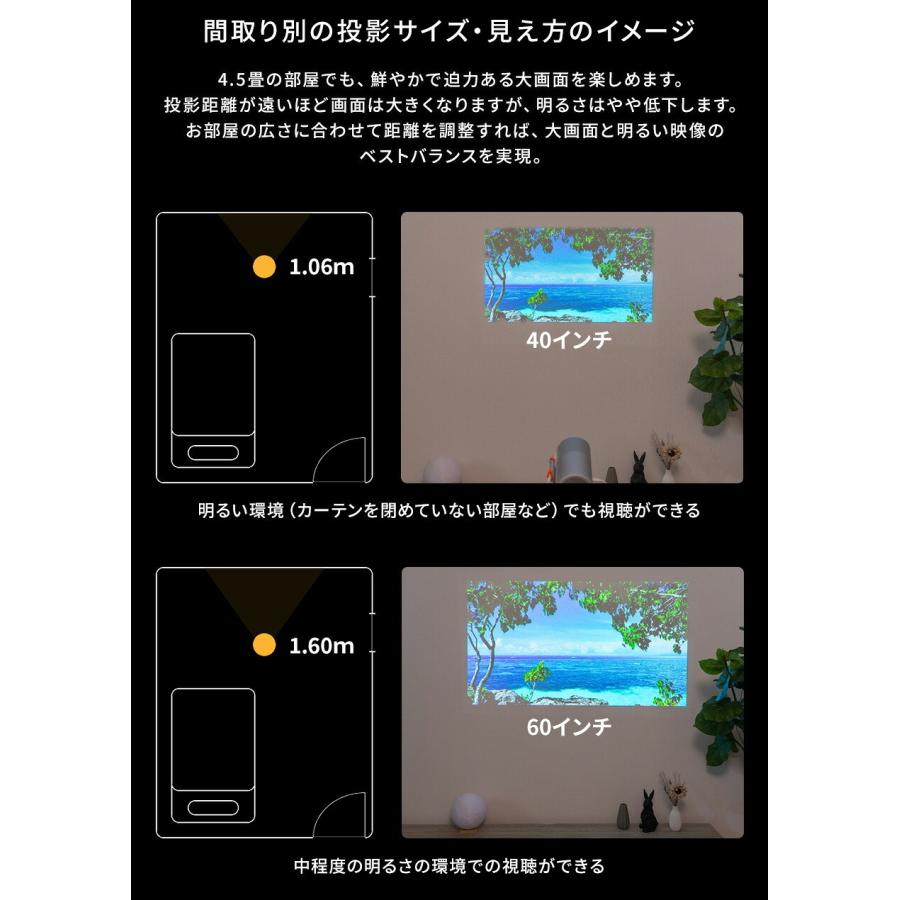 期間限定13,910円OFF Aladdin Poca アラジン ポカ プロジェクター 小型 家庭用 置き型  bluetoothスピーカー ホームシアター | Aladdin X | 16