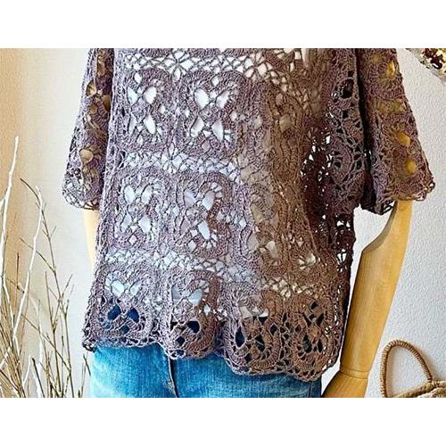 モチーフセーター 編み物キット_2