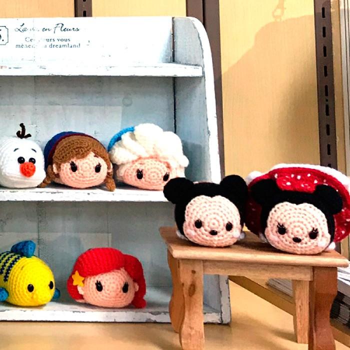 編み物 Kit ハマナカ ピッコロで編むディズニーツムツムあみぐるみフルセット 取寄商品 毛糸のプロショップポプラ 通販 Yahoo ショッピング