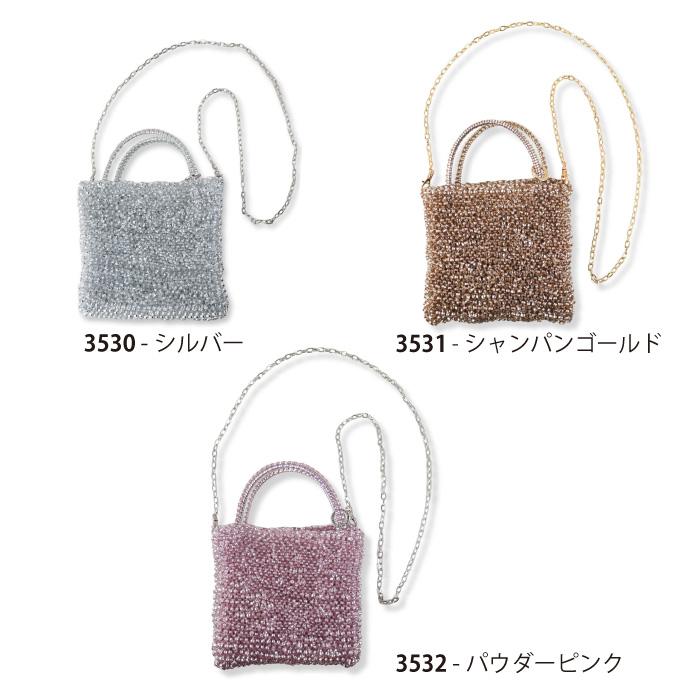 手芸 キット メルヘンアート 3531 ガーター編みプチバッグキット