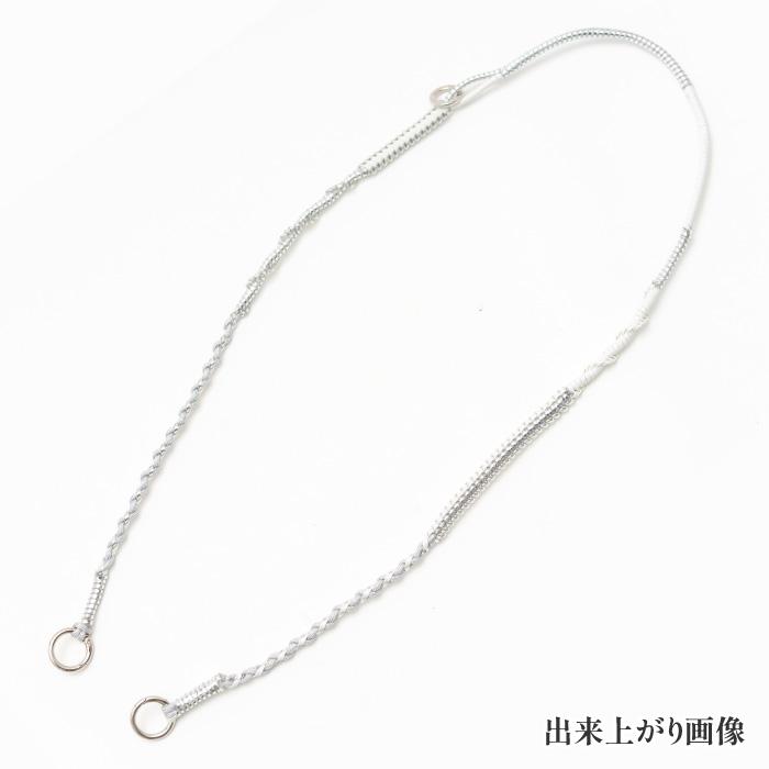 手芸 キット メルヘンアート 3537 LA MARCHEN STRAP シルバー 1セット