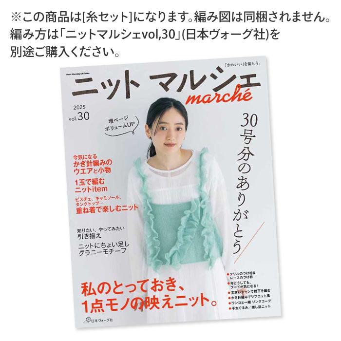 東海えりか フラワープルオーバー 編み物 キット ポプラオリジナルキット [T糸セット] 1セット 秋冬 プルオーバー 取寄商品の画像