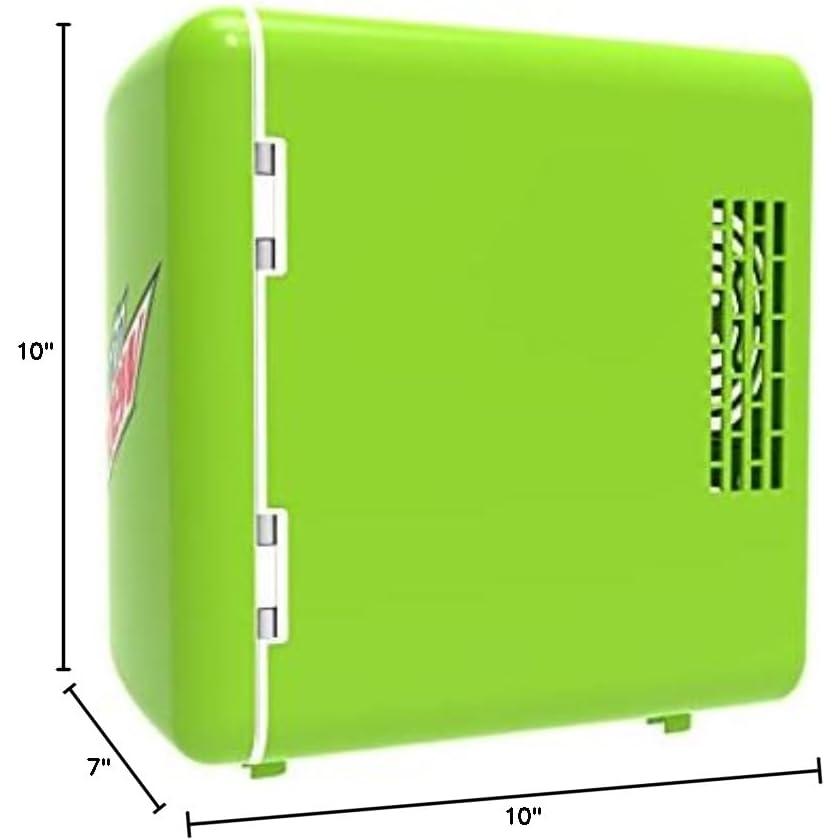 CURTIS Mountain Dew 6-can Mini Fridge, MIS134MD, Green, LIME（並行輸入品）の画像