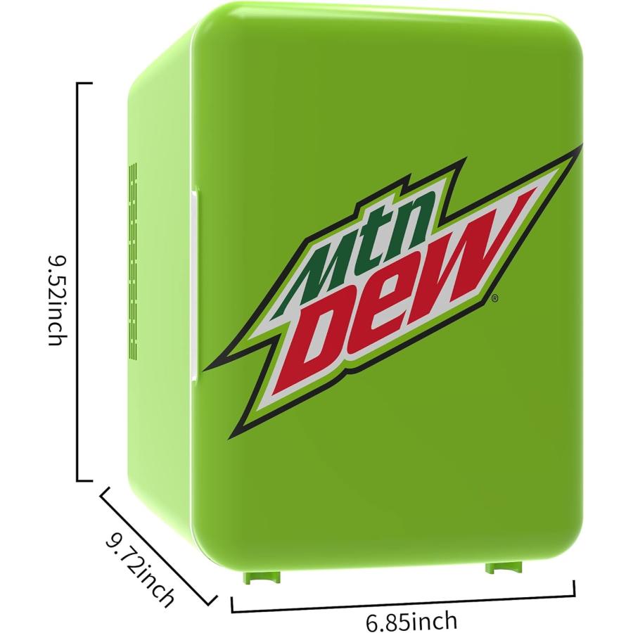 CURTIS Mountain Dew 6-can Mini Fridge, MIS134MD, Green, LIME（並行輸入品）の画像