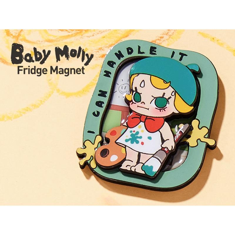 POP MART Baby Molly When I was Three! シリーズ マグネット【ピース