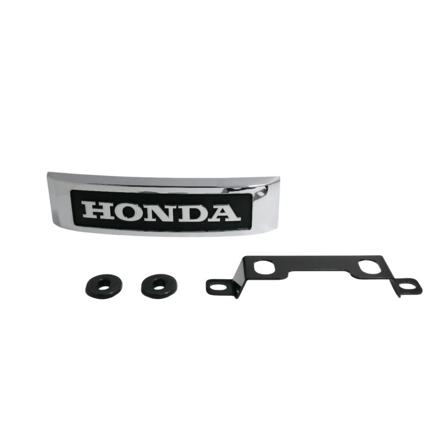 HONDA CB400T メッキ 純正 フロント ステム エンブレム 取り付け